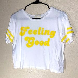 “Feeling Good” Crop Top - Great conditions - Small Size - Urban Nation Brand